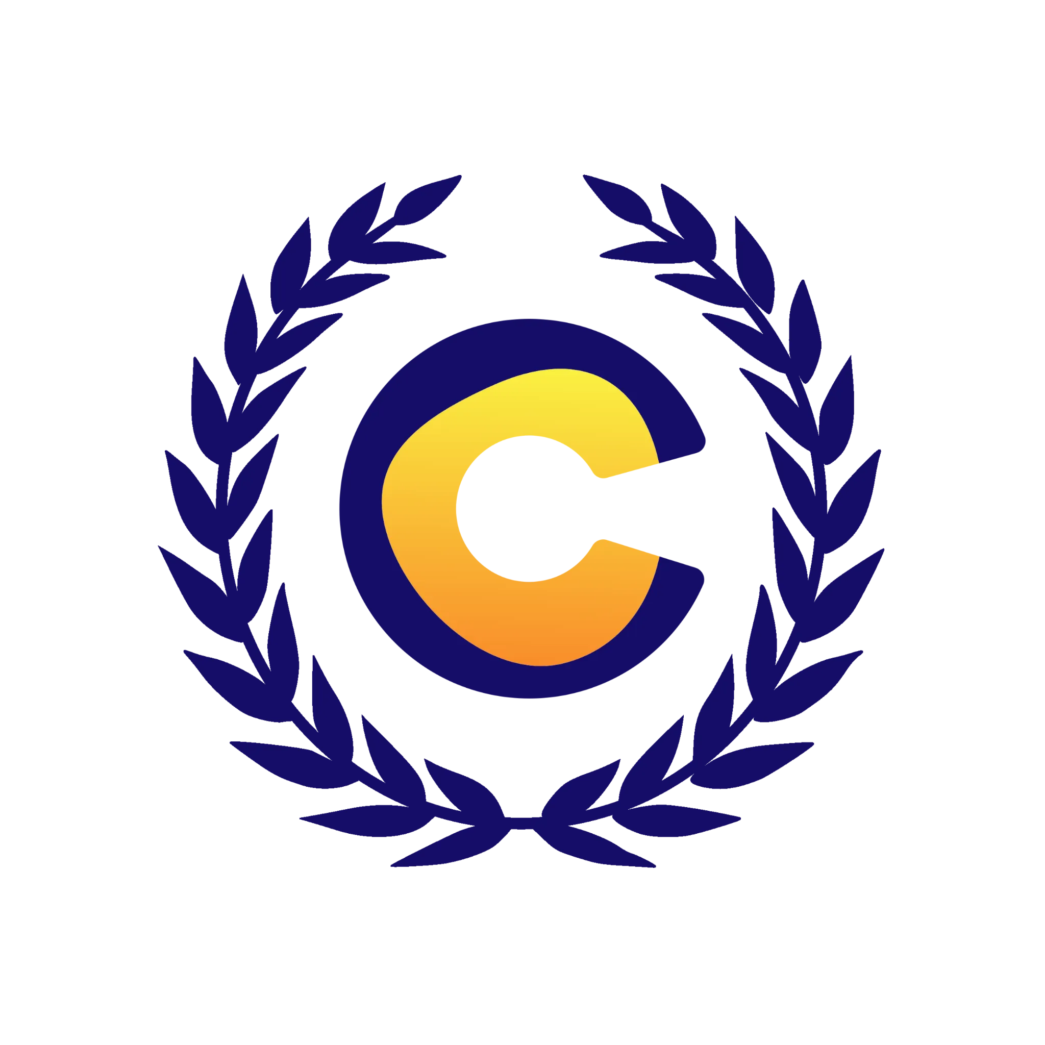 Logo der coachingspace-Weiterbildung mit Lorbeerkranz