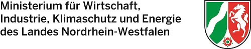Logo Ministerium für Wirtschaft, Industrie, Klimaschutz und Energie des Landes Nordrhein-Westfalen